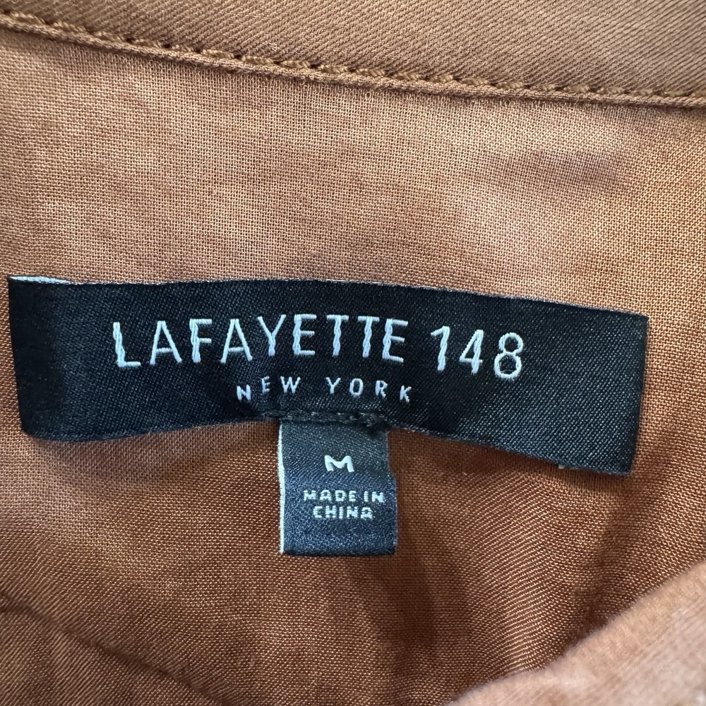 Lafayette‎ 148 Shirt Dress Medium - Picture 11 of 16